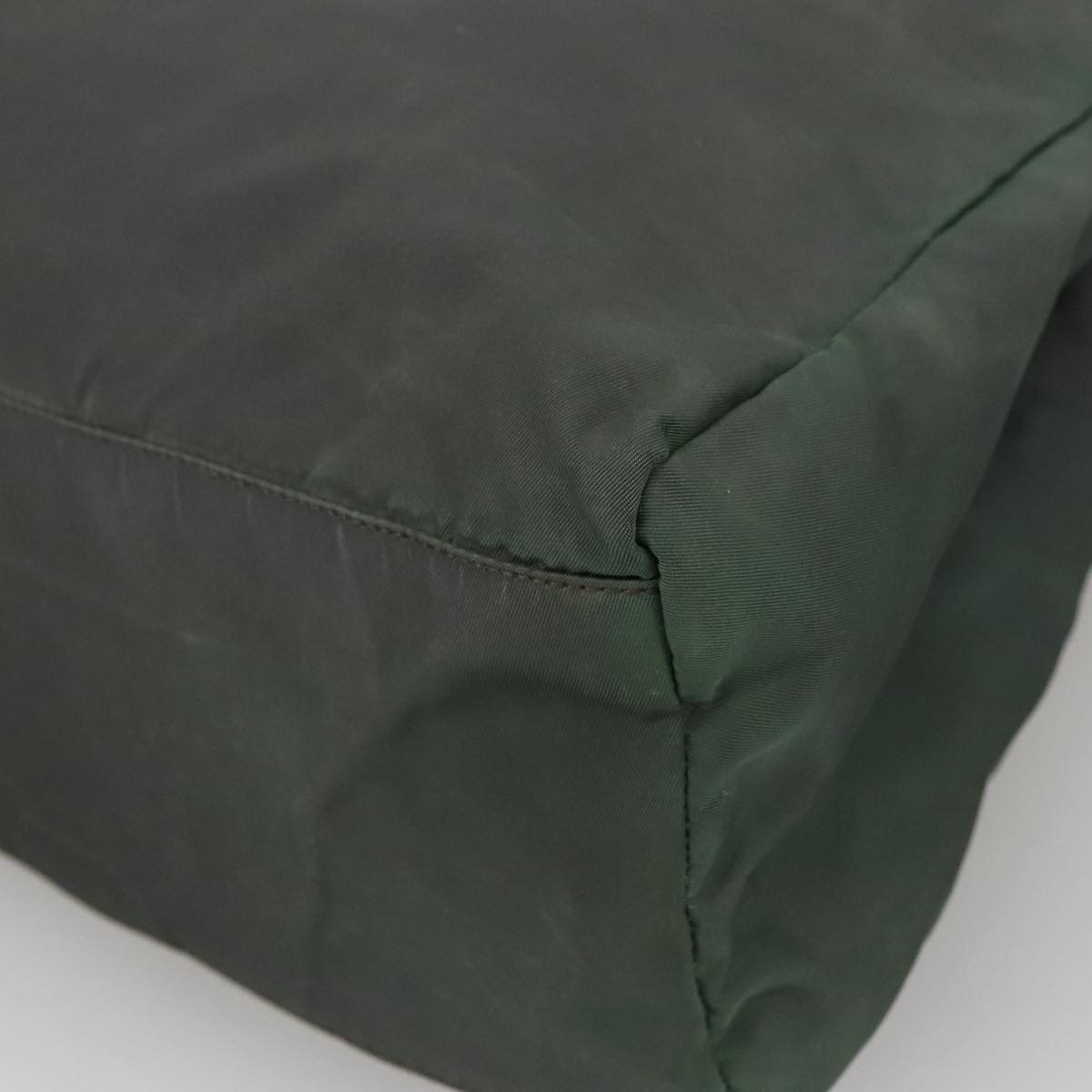 Prada Tessuto Green Synthetic Handbag (Pre-Owned) Size ONE SIZE - 6 Thumbnail