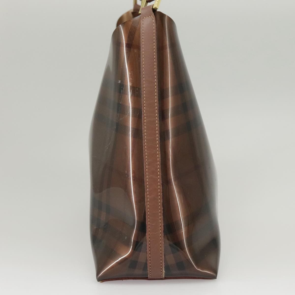 Burberry Brown Vinyl Shoulder Bag (Pre-Owned) Size ONE SIZE - 3 Thumbnail