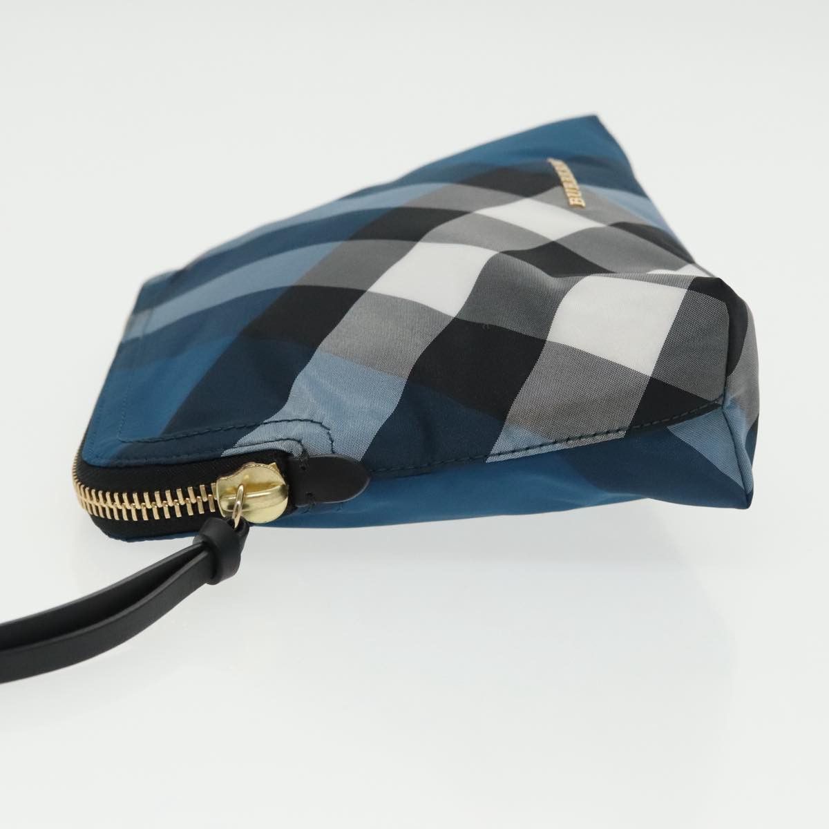 Burberry Nova Check Blue Synthetic Clutch Bag (Pre-Owned) Size ONE SIZE - 3 Thumbnail