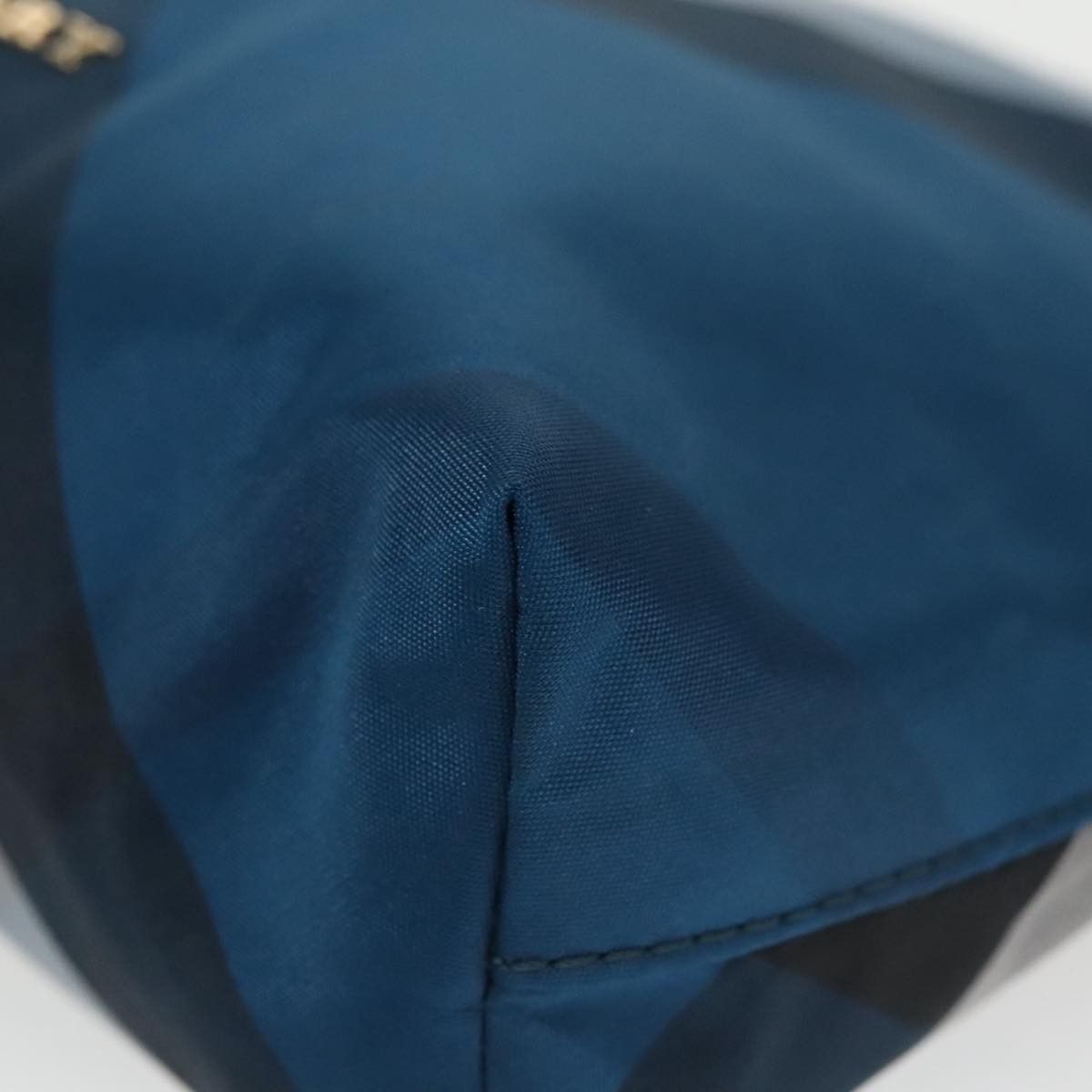 Burberry Nova Check Blue Synthetic Clutch Bag (Pre-Owned) Size ONE SIZE - 6 Thumbnail