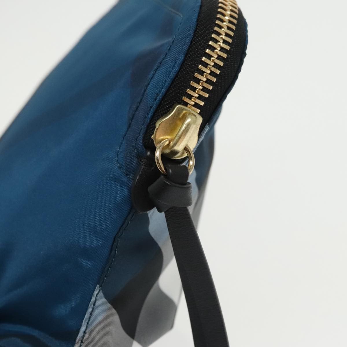 Burberry Nova Check Blue Synthetic Clutch Bag (Pre-Owned) Size ONE SIZE - 7 Thumbnail