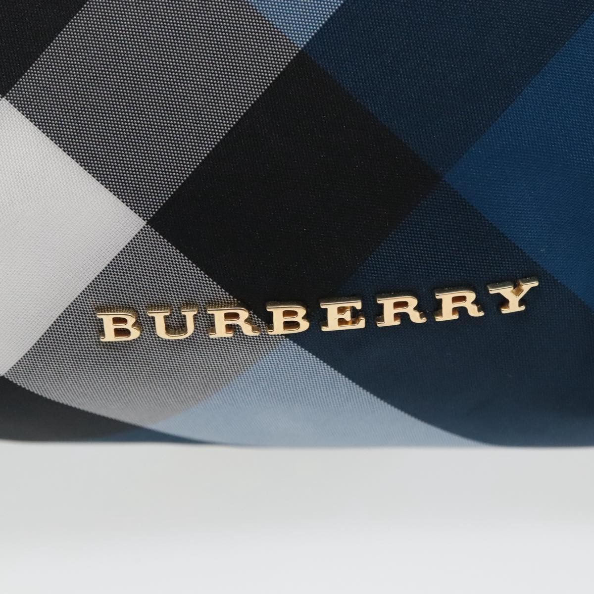 Burberry Nova Check Blue Synthetic Clutch Bag (Pre-Owned) Size ONE SIZE - 11 Thumbnail