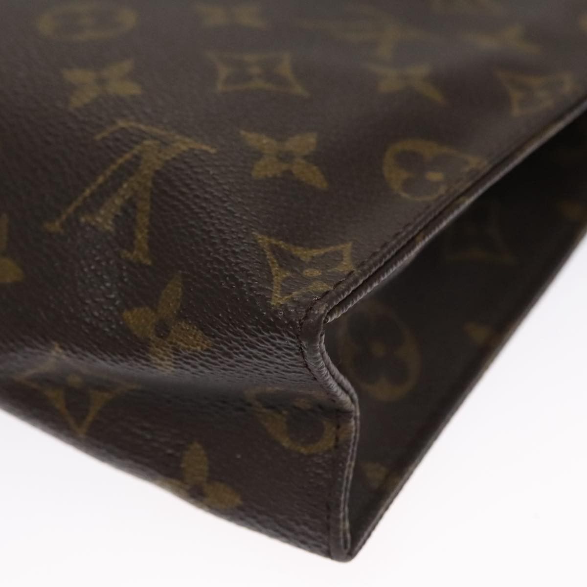 Louis Vuitton Poche Toilette Brown Canvas Clutch Bag (Pre-Owned) Size ONE SIZE - 9 Thumbnail