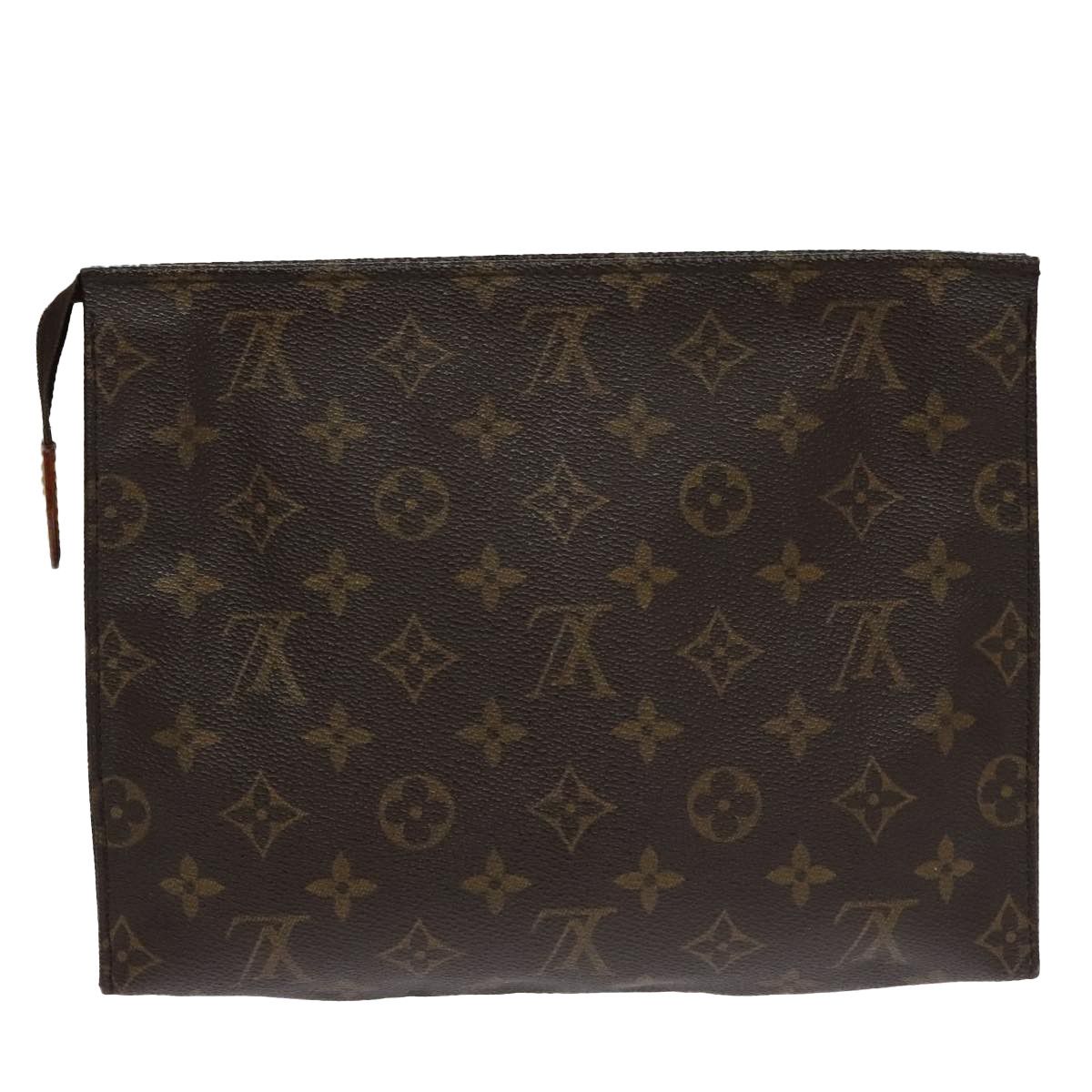 Louis Vuitton Poche Toilette Brown Canvas Clutch Bag (Pre-Owned) Size ONE SIZE - 2 Thumbnail