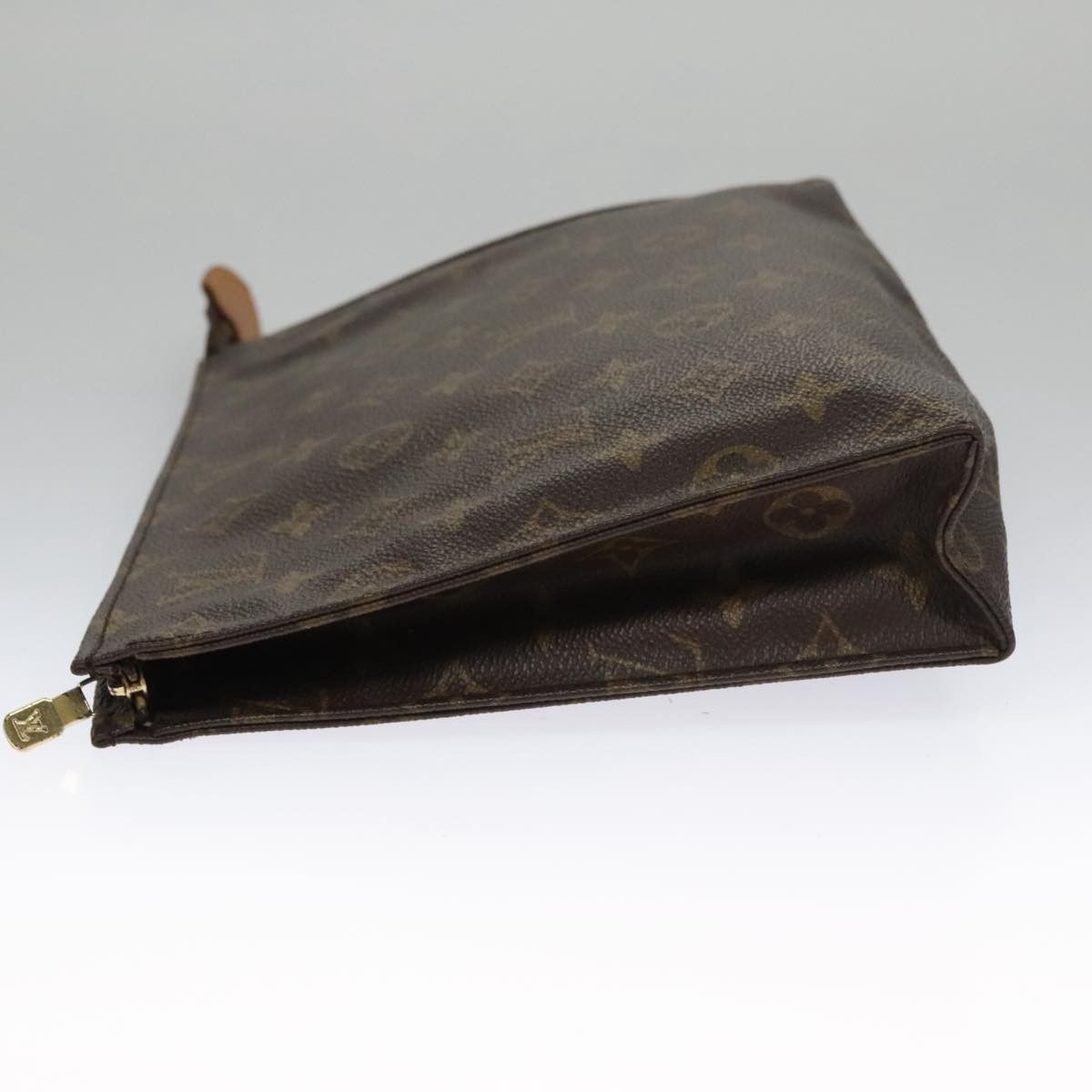 Louis Vuitton Poche Toilette Brown Canvas Clutch Bag (Pre-Owned) Size ONE SIZE - 4 Thumbnail