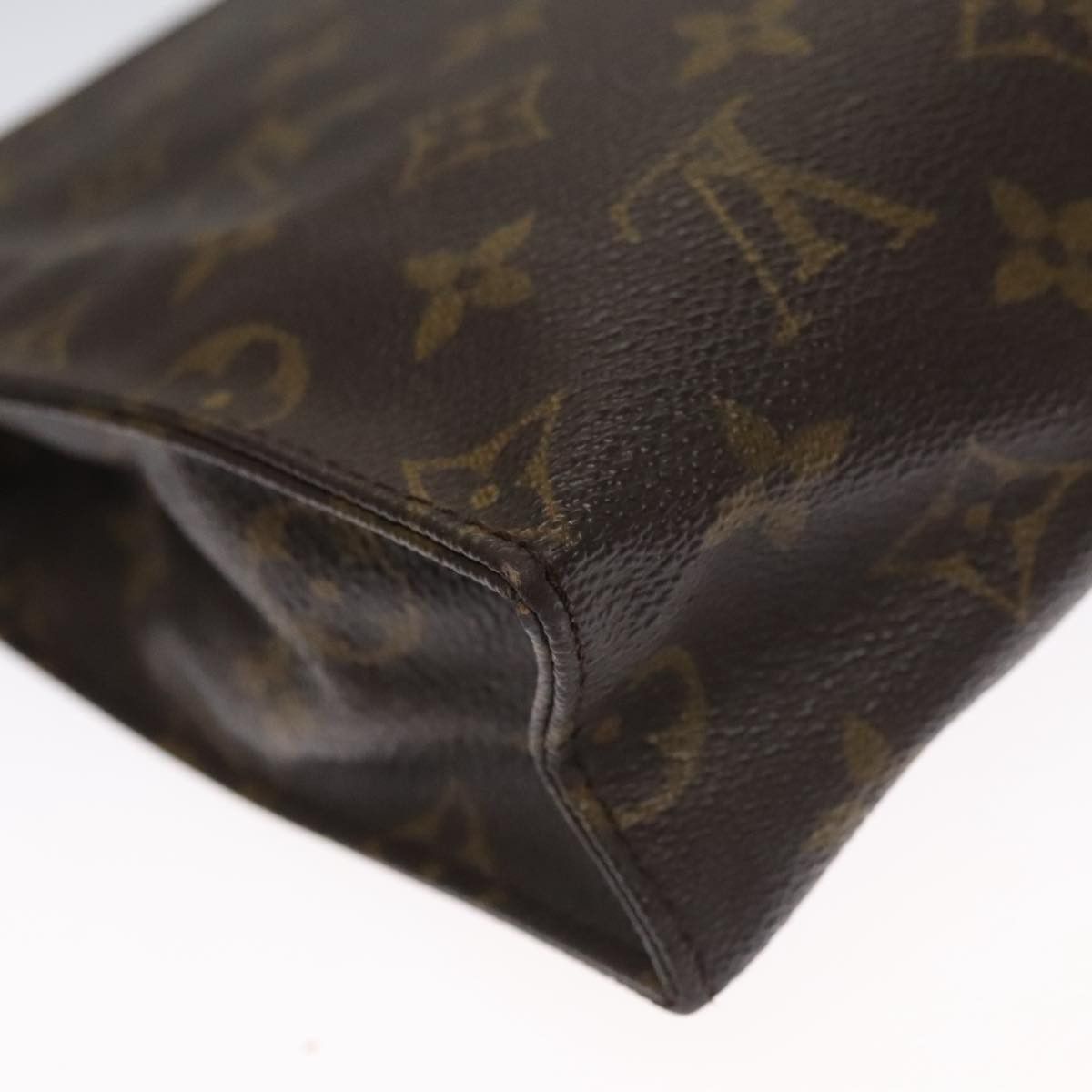 Louis Vuitton Poche Toilette Brown Canvas Clutch Bag (Pre-Owned) Size ONE SIZE - 10 Thumbnail