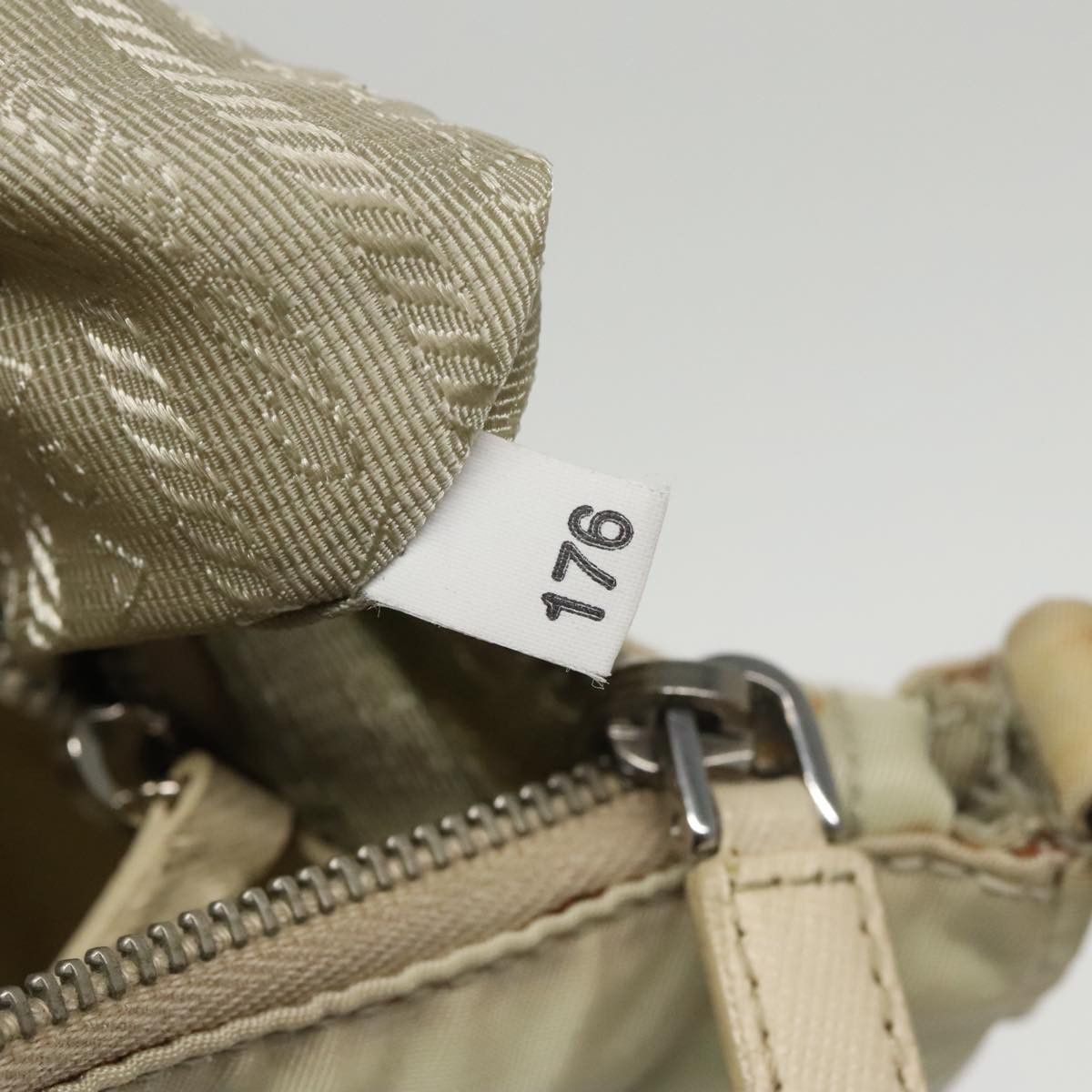 Prada Tessuto Ecru Synthetic Handbag (Pre-Owned) Size ONE SIZE - 10 Thumbnail