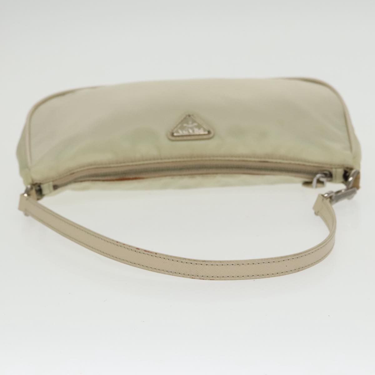 Prada Tessuto Ecru Synthetic Handbag (Pre-Owned) Size ONE SIZE - 4 Thumbnail