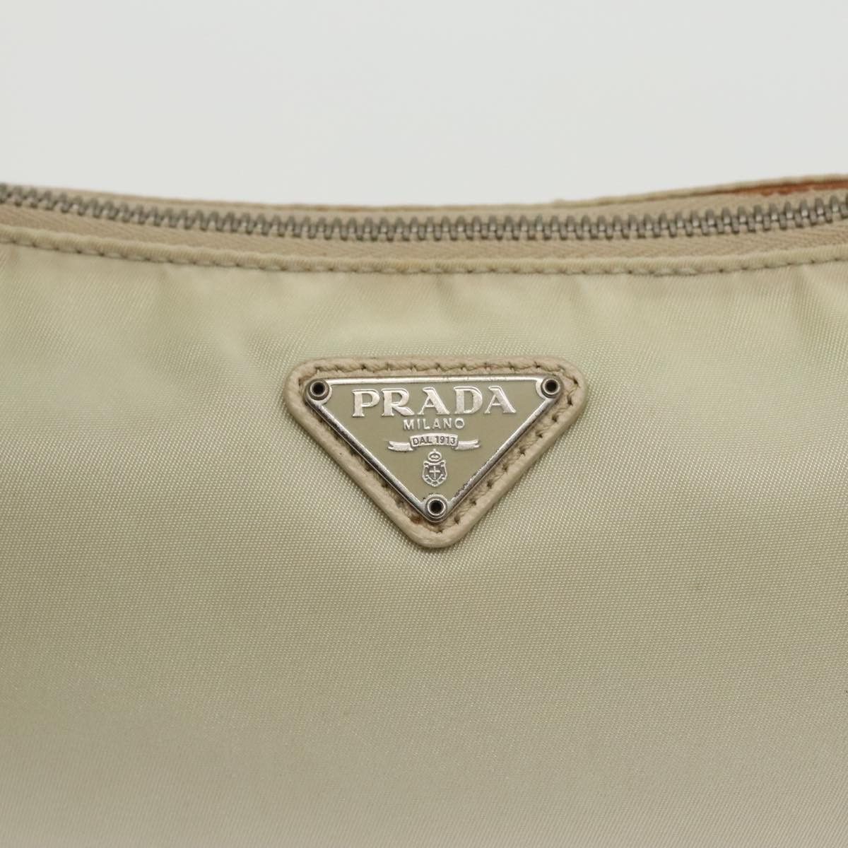 Prada Tessuto Ecru Synthetic Handbag (Pre-Owned) Size ONE SIZE - 19 Thumbnail