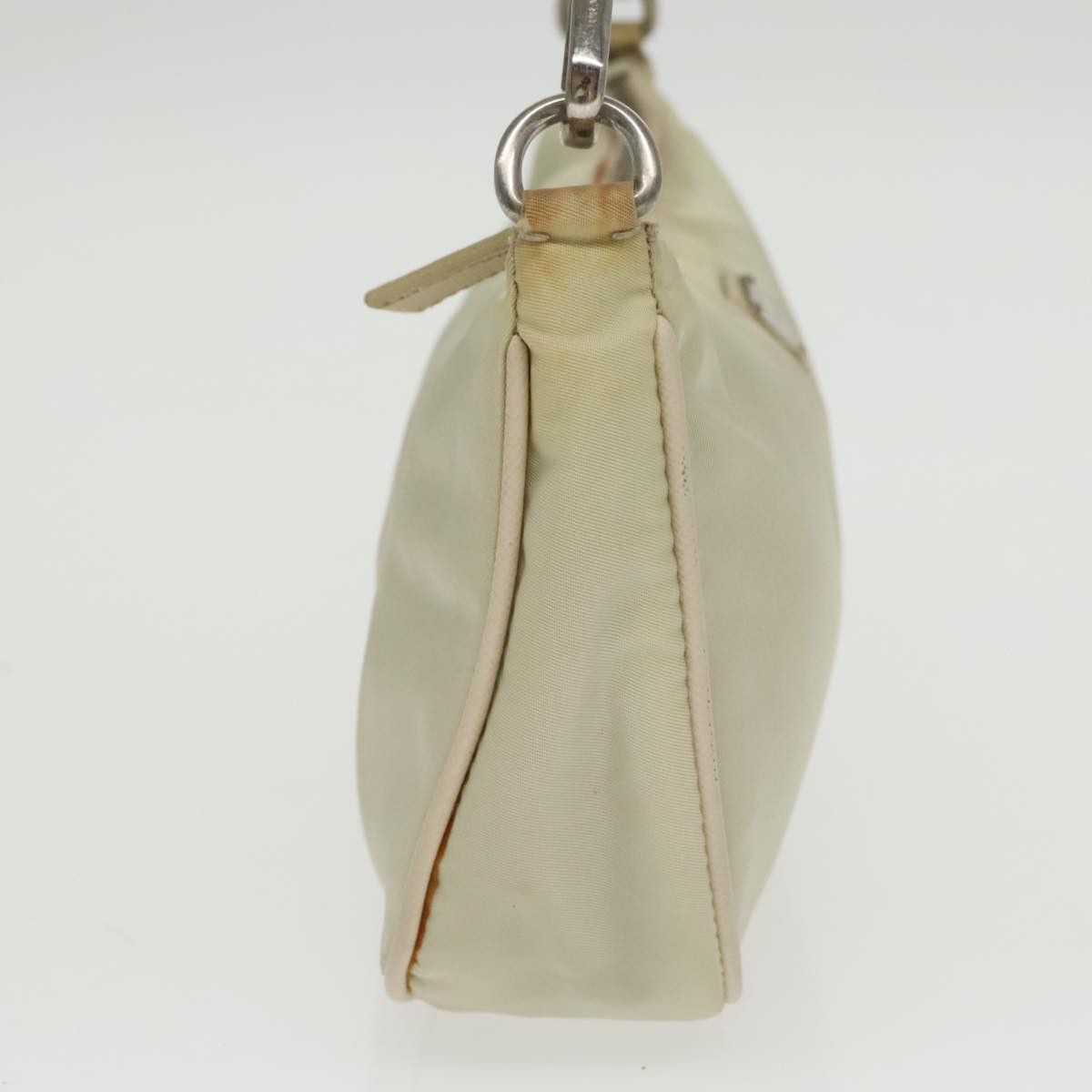 Prada Tessuto Ecru Synthetic Handbag (Pre-Owned) Size ONE SIZE - 3 Thumbnail