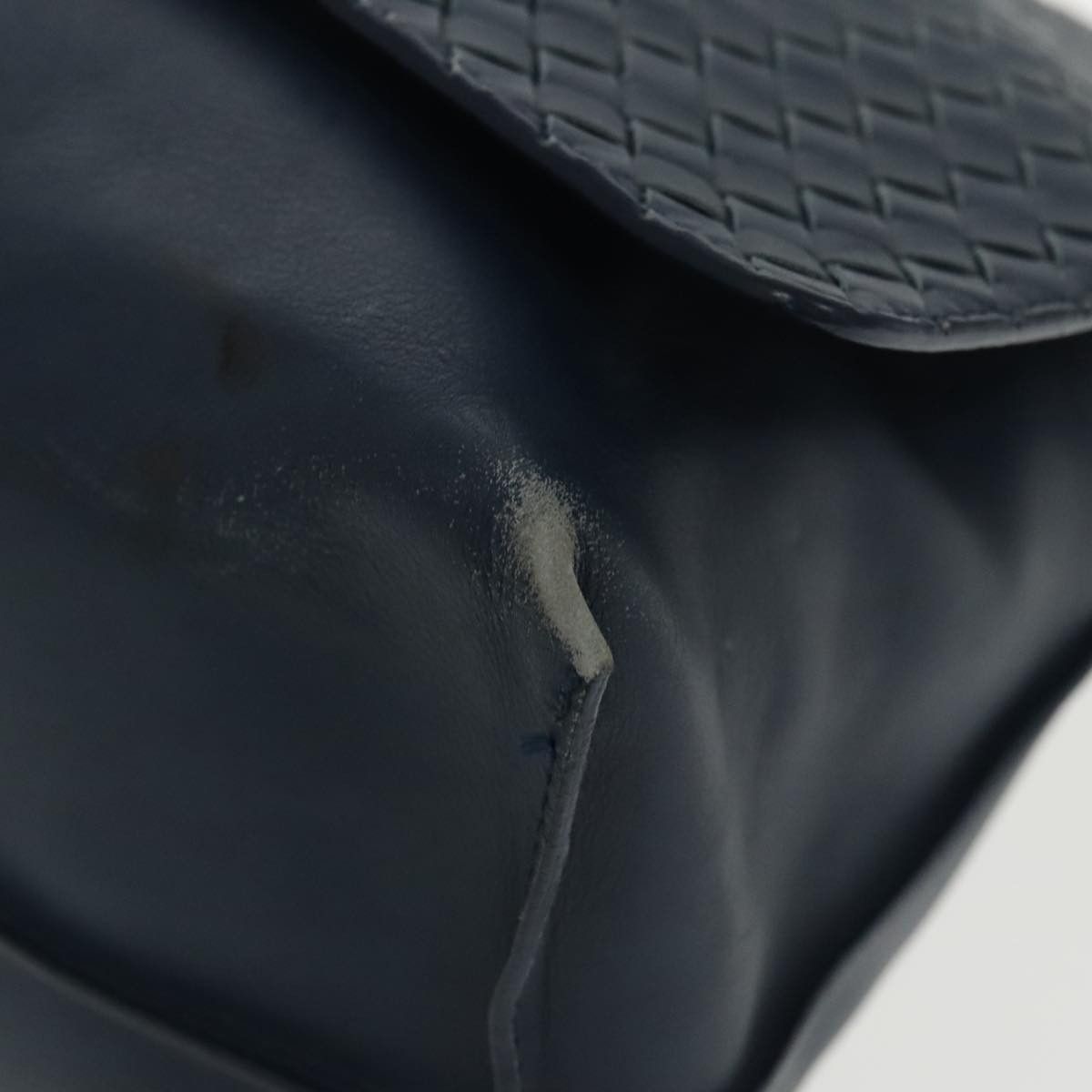 Bottega Veneta Intrecciato Navy Leather Shoulder Bag (Pre-Owned) Size ONE SIZE - 14 Thumbnail