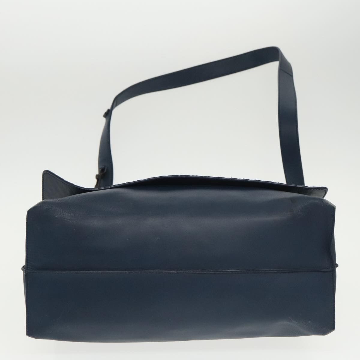 Bottega Veneta Intrecciato Navy Leather Shoulder Bag (Pre-Owned) Size ONE SIZE - 5 Thumbnail