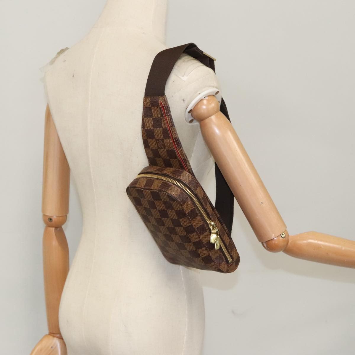 Louis Vuitton Geronimo Brown Canvas Clutch Bag (Pre-Owned) Size ONE SIZE - 16 Thumbnail