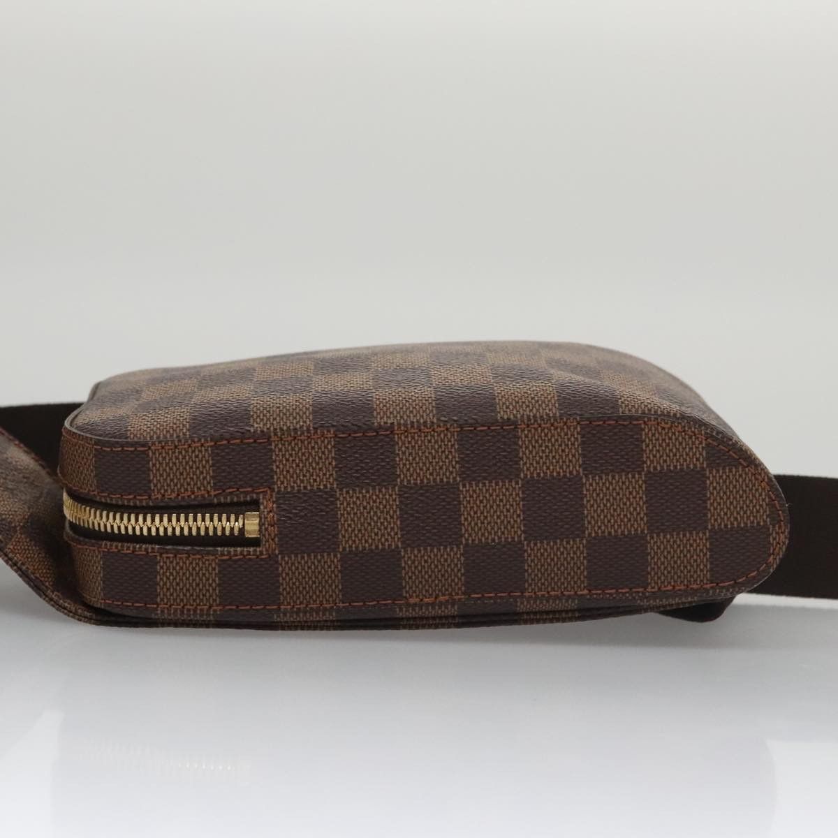 Louis Vuitton Geronimo Brown Canvas Clutch Bag (Pre-Owned) Size ONE SIZE - 4 Thumbnail