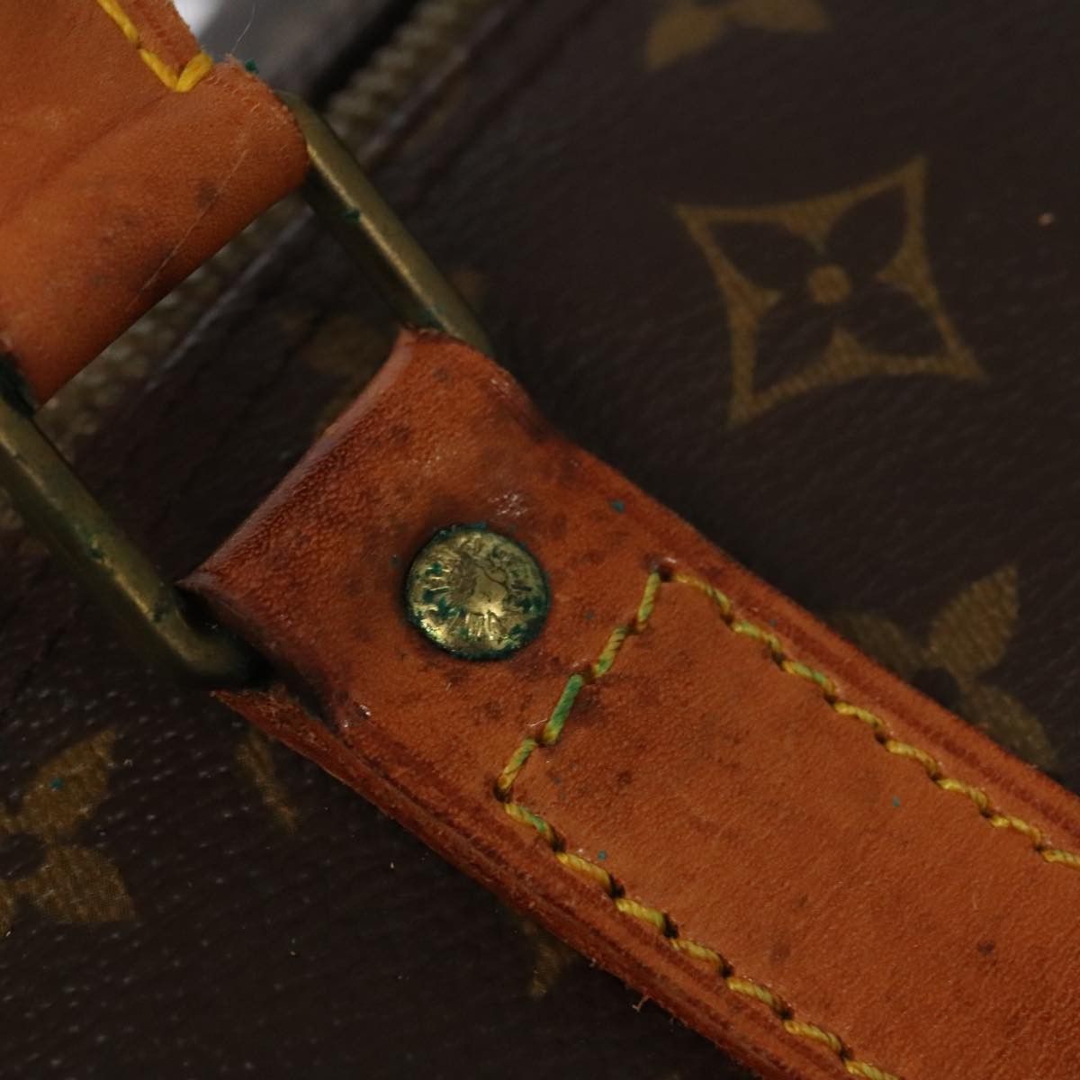 Louis Vuitton Keepall 60 Brown Canvas Travel Bag (Pre-Owned) Size ONE SIZE - 13 Thumbnail