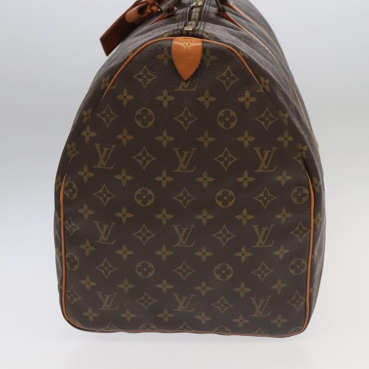 Louis Vuitton Keepall 60 Brown Canvas Travel Bag (Pre-Owned) Size ONE SIZE - 3 Thumbnail