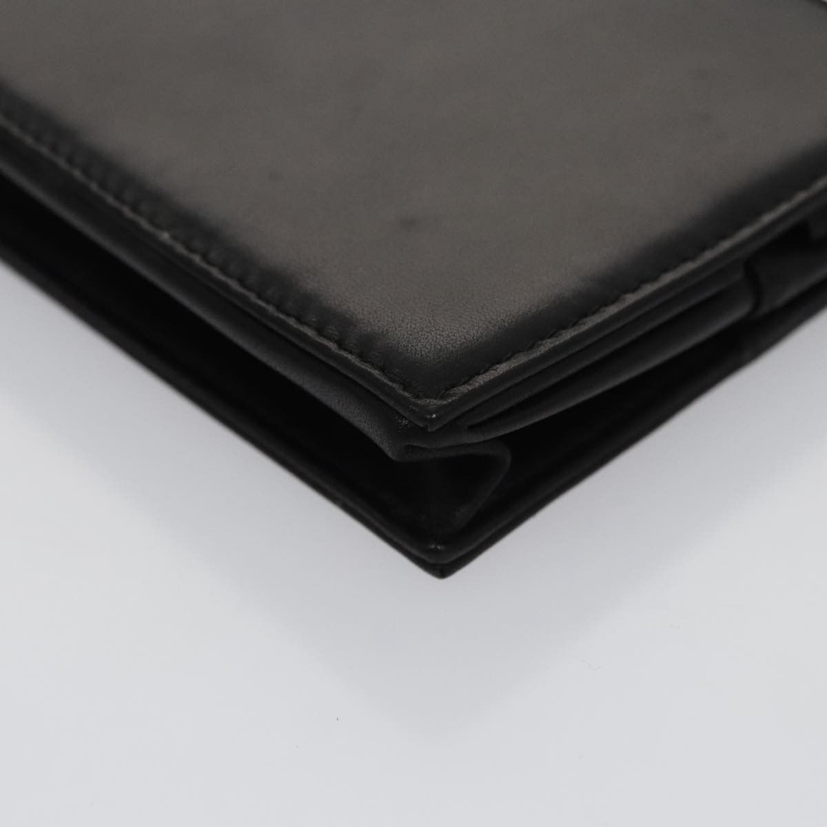 Salvatore Ferragamo Gancini Black Leather Clutch Bag (Pre-Owned) Size ONE SIZE - 8 Thumbnail