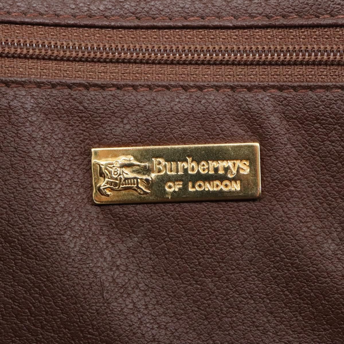 Burberry Nova Check Beige Canvas Handbag (Pre-Owned) Size ONE SIZE - 16 Thumbnail