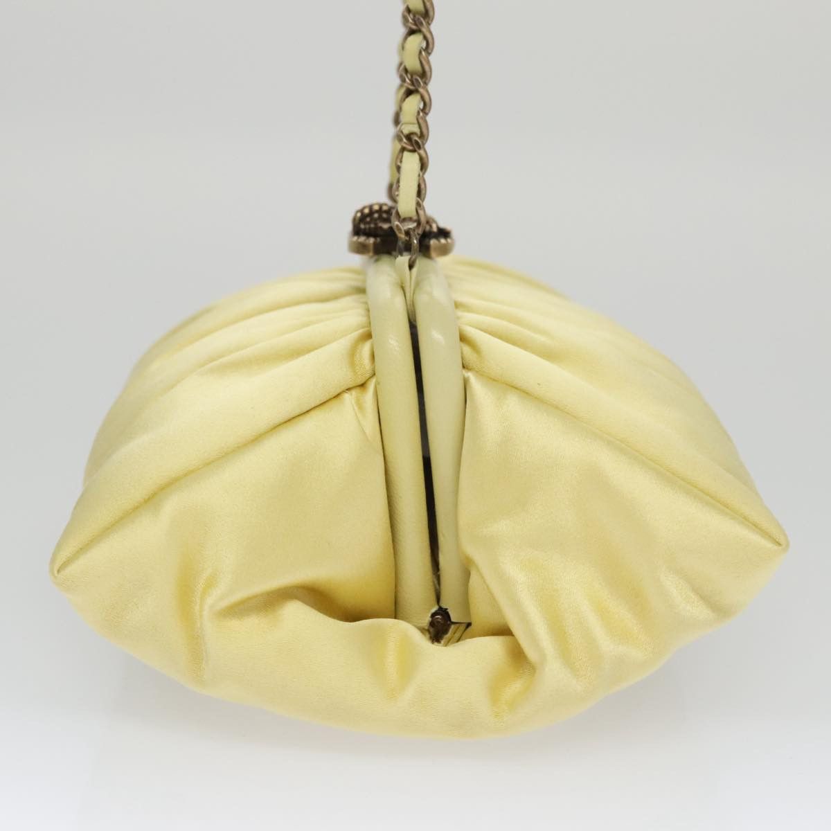 Chanel Yellow Silk Shoulder Bag (Pre-Owned) Size ONE SIZE - 4 Thumbnail