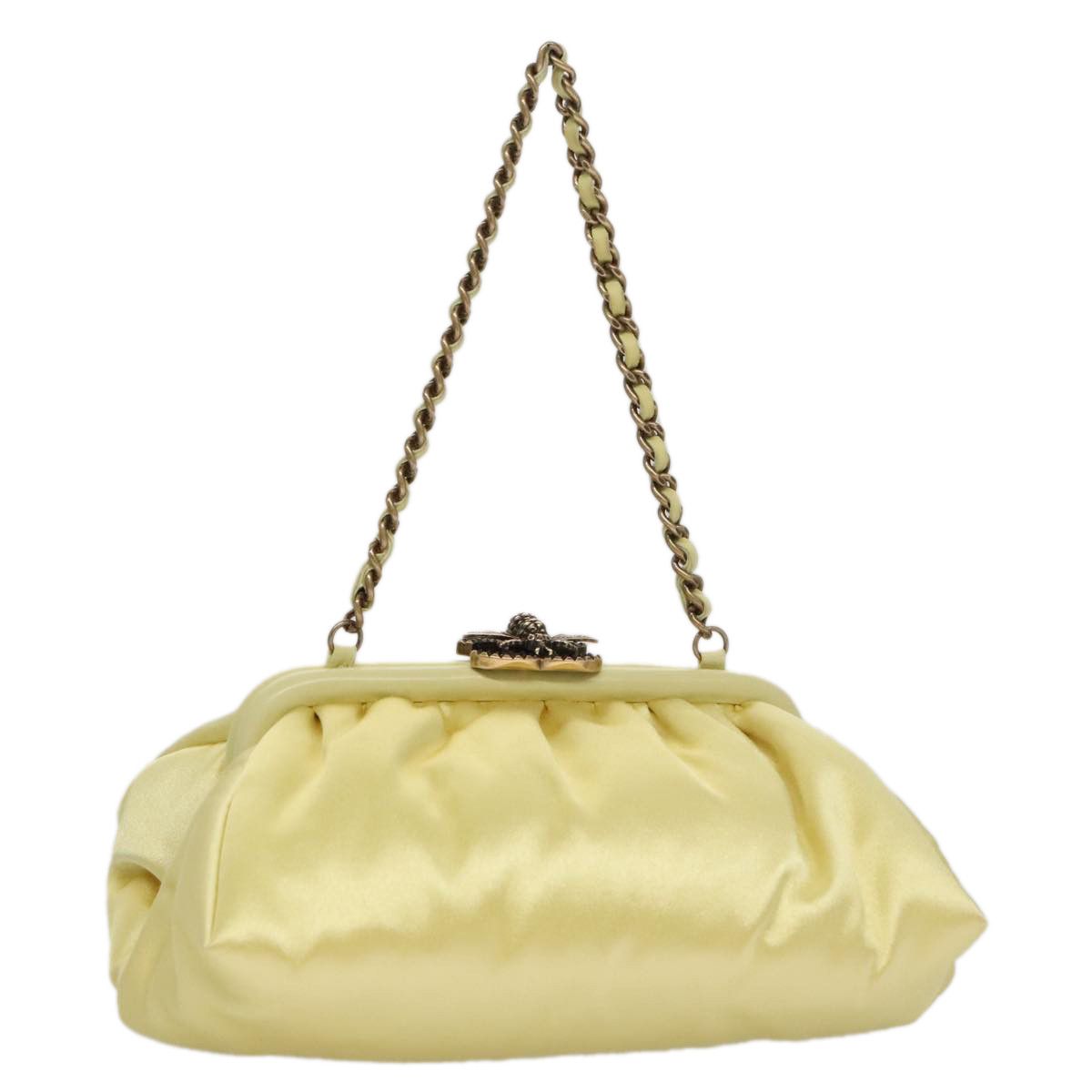 Chanel Yellow Silk Shoulder Bag (Pre-Owned) Size ONE SIZE - 19 Thumbnail