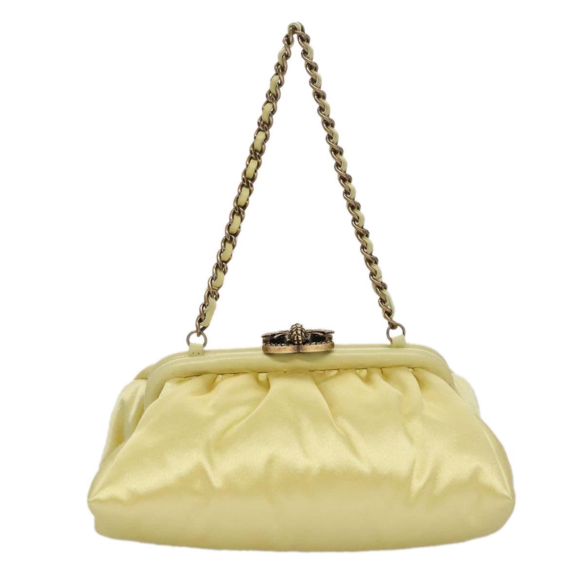 Chanel Yellow Silk Shoulder Bag (Pre-Owned) Size ONE SIZE - 2 Thumbnail