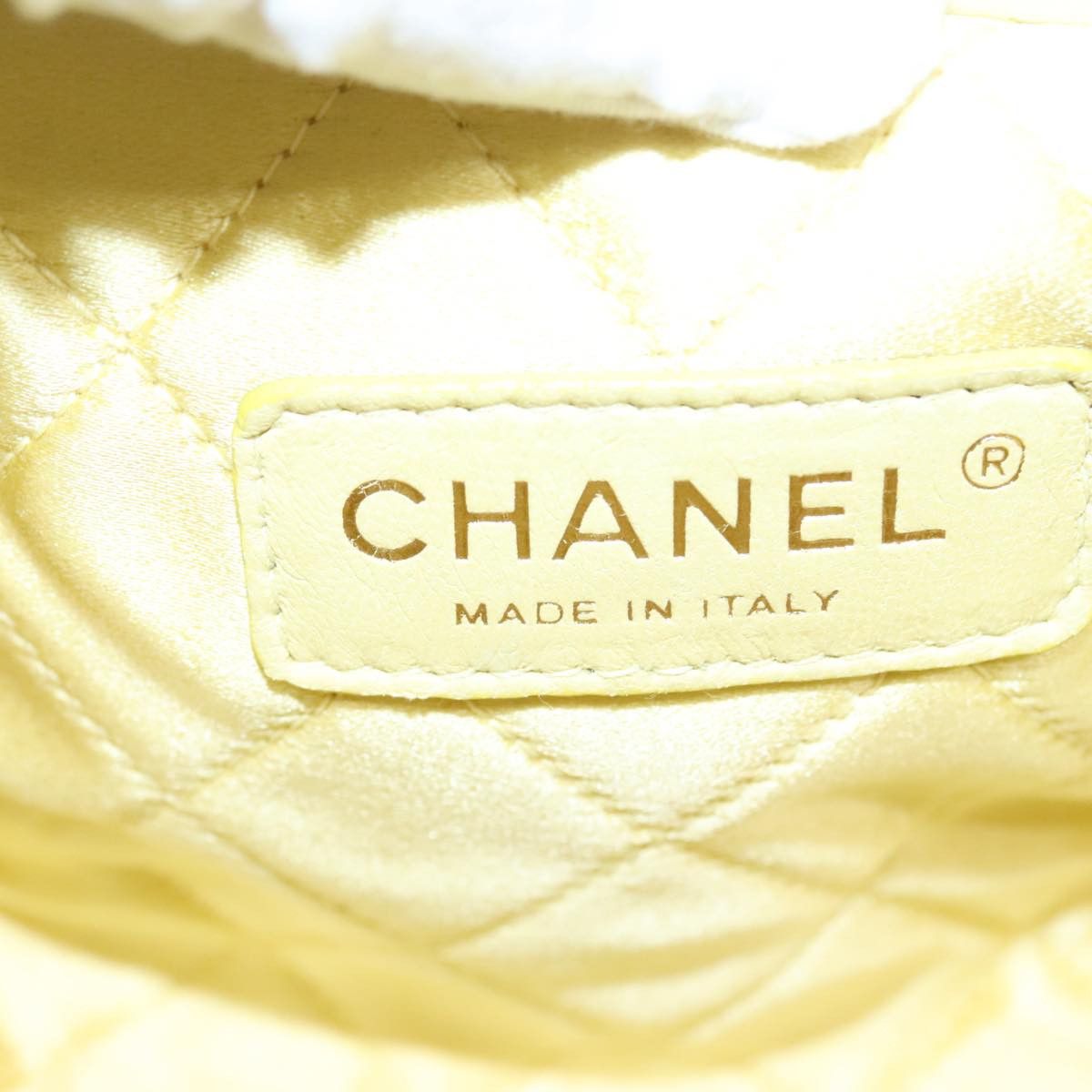 Chanel Yellow Silk Shoulder Bag (Pre-Owned) Size ONE SIZE - 15 Thumbnail