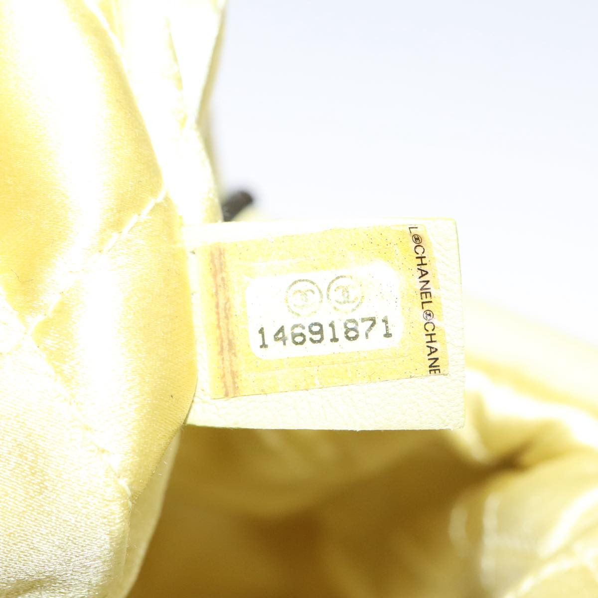Chanel Yellow Silk Shoulder Bag (Pre-Owned) Size ONE SIZE - 14 Thumbnail