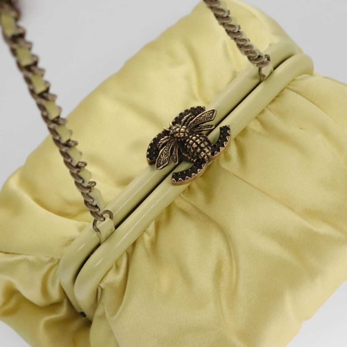 Chanel Yellow Silk Shoulder Bag (Pre-Owned) Size ONE SIZE - 20 Thumbnail