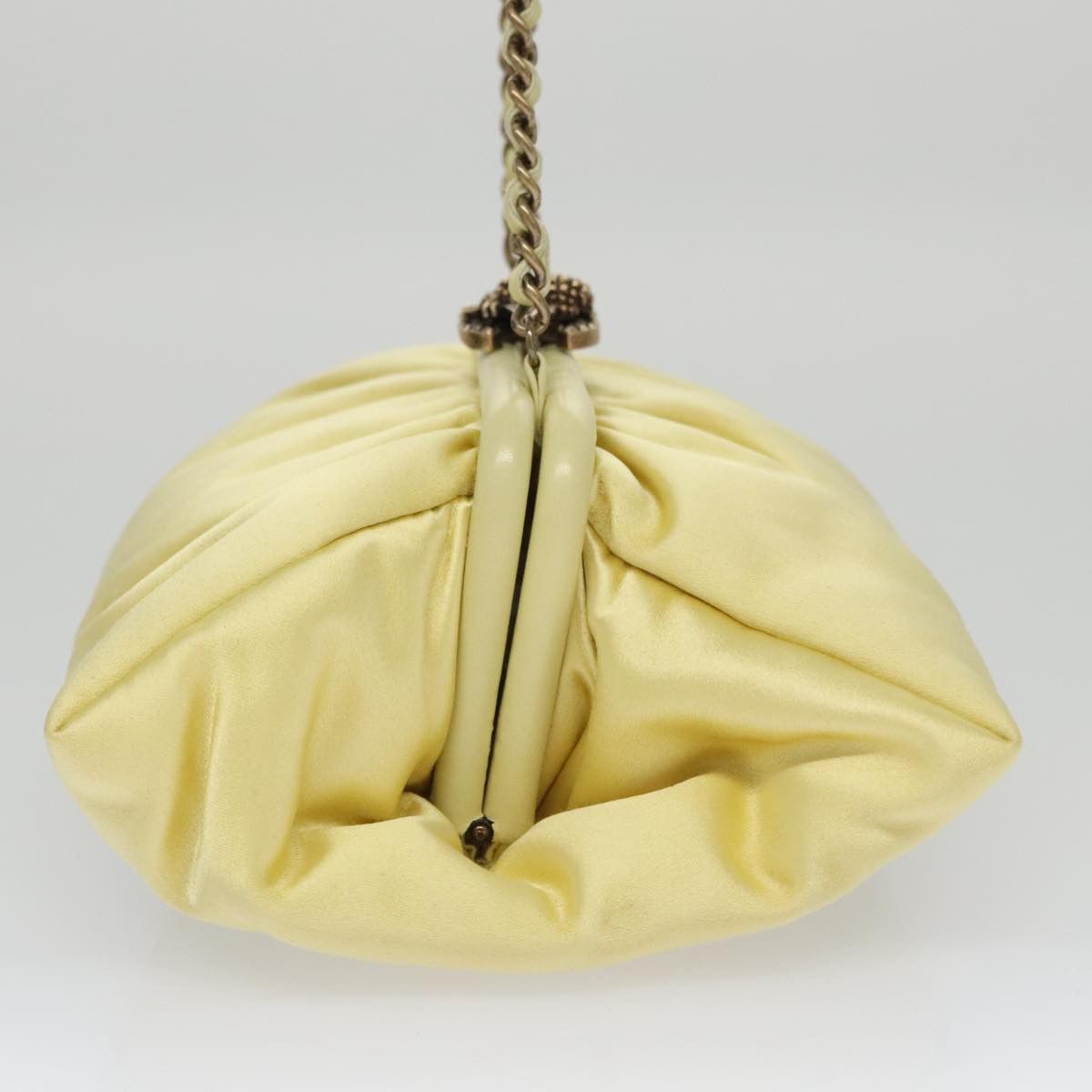 Chanel Yellow Silk Shoulder Bag (Pre-Owned) Size ONE SIZE - 3 Thumbnail
