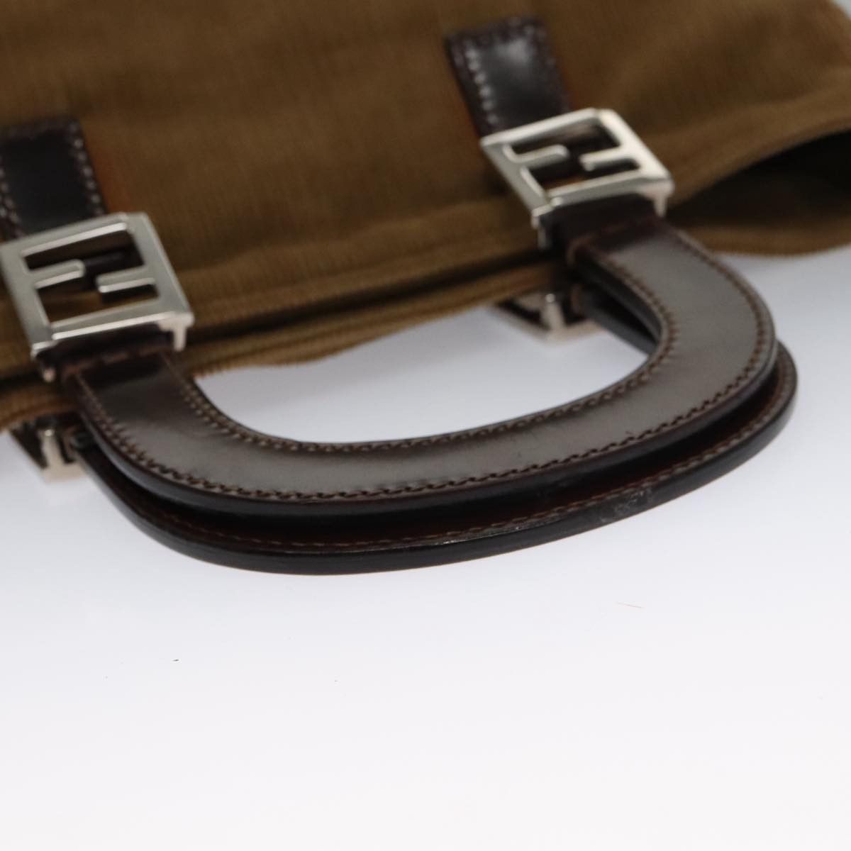 Fendi Brown Canvas Handbag (Pre-Owned) Size ONE SIZE - 5 Thumbnail