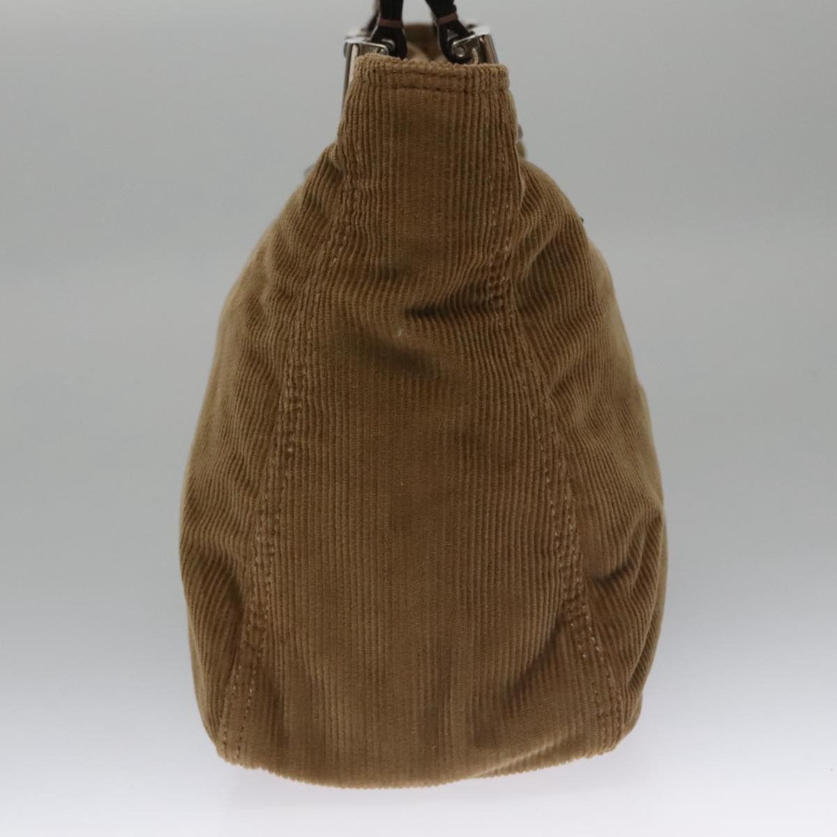 Fendi Brown Canvas Handbag (Pre-Owned) Size ONE SIZE - 3 Thumbnail