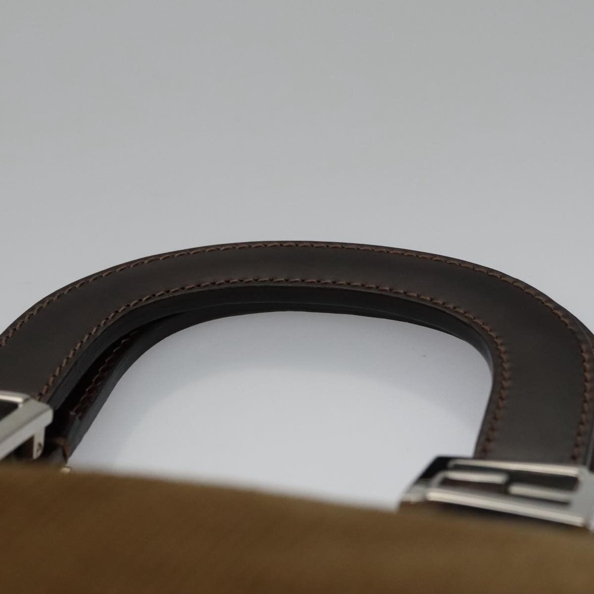 Fendi Brown Canvas Handbag (Pre-Owned) Size ONE SIZE - 6 Thumbnail
