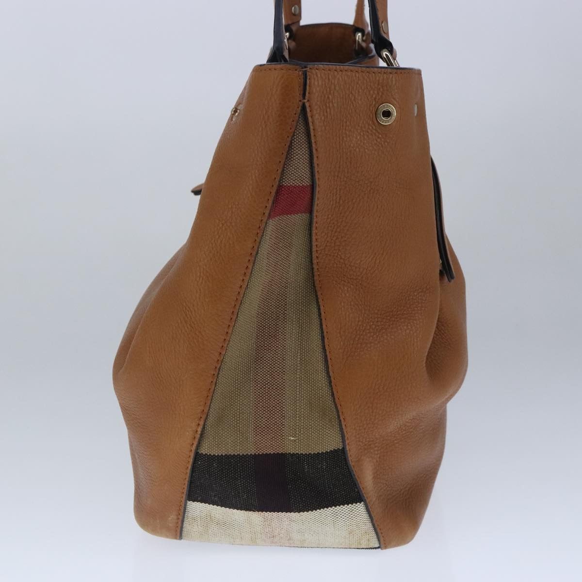 Burberry Brown Leather Tote Bag (Pre-Owned) Size ONE SIZE - 13 Thumbnail