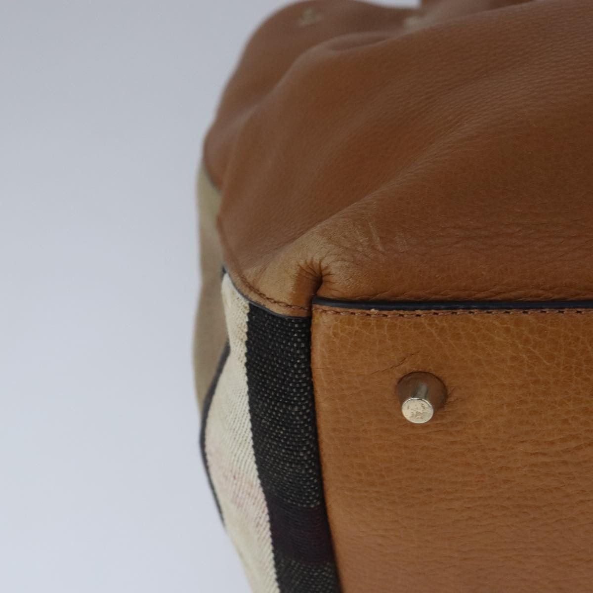 Burberry Brown Leather Tote Bag (Pre-Owned) Size ONE SIZE - 6 Thumbnail