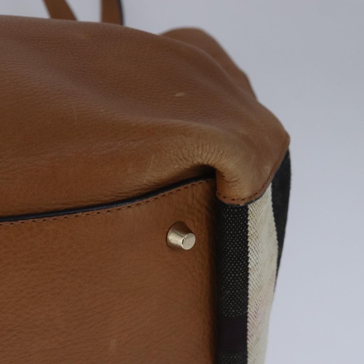 Burberry Brown Leather Tote Bag (Pre-Owned) Size ONE SIZE - 15 Thumbnail