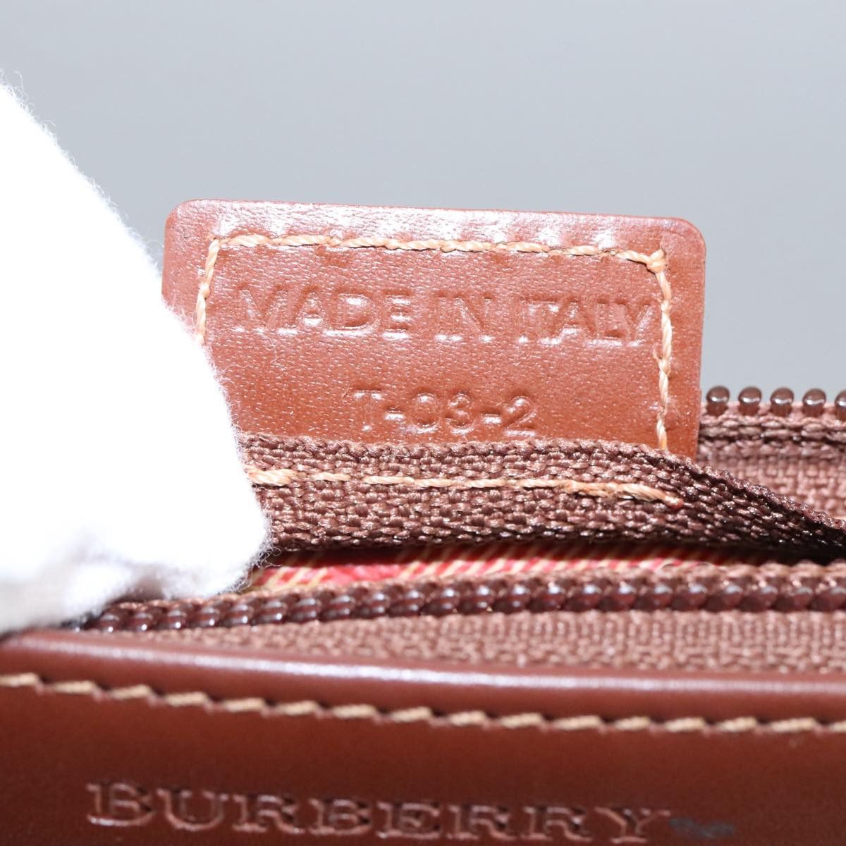 Burberry Nova Check Beige Canvas Clutch Bag (Pre-Owned) Size ONE SIZE - 10 Thumbnail