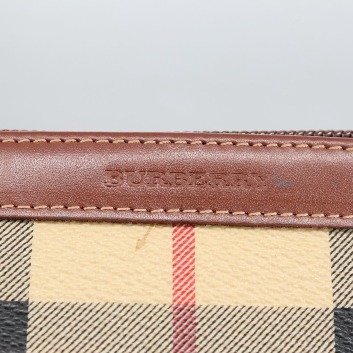 Burberry Nova Check Beige Canvas Clutch Bag (Pre-Owned) Size ONE SIZE - 19 Thumbnail