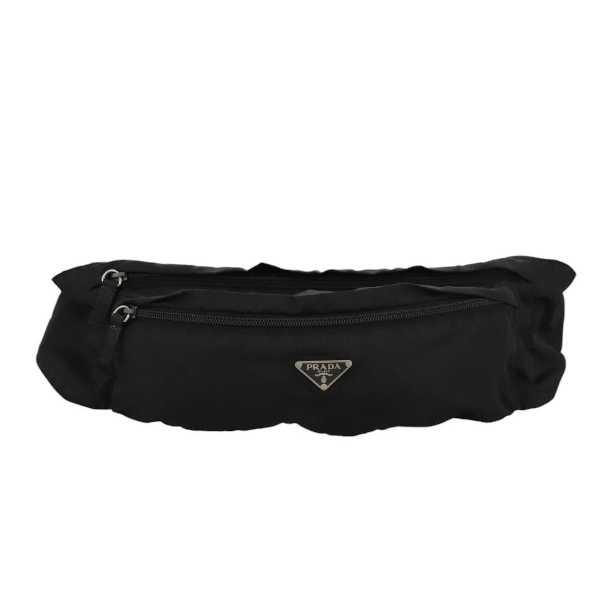Prada Tessuto Black Synthetic Shoulder Bag (Pre-Owned) Size ONE SIZE - 13 Thumbnail