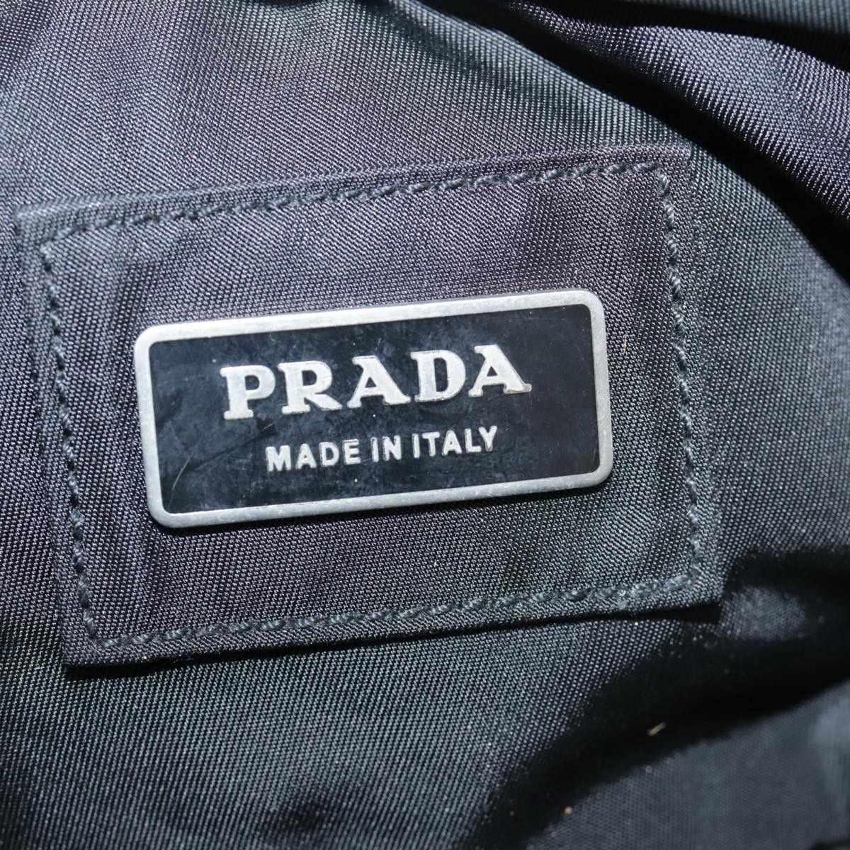 Prada Tessuto Black Synthetic Shoulder Bag (Pre-Owned) Size ONE SIZE - 9 Thumbnail