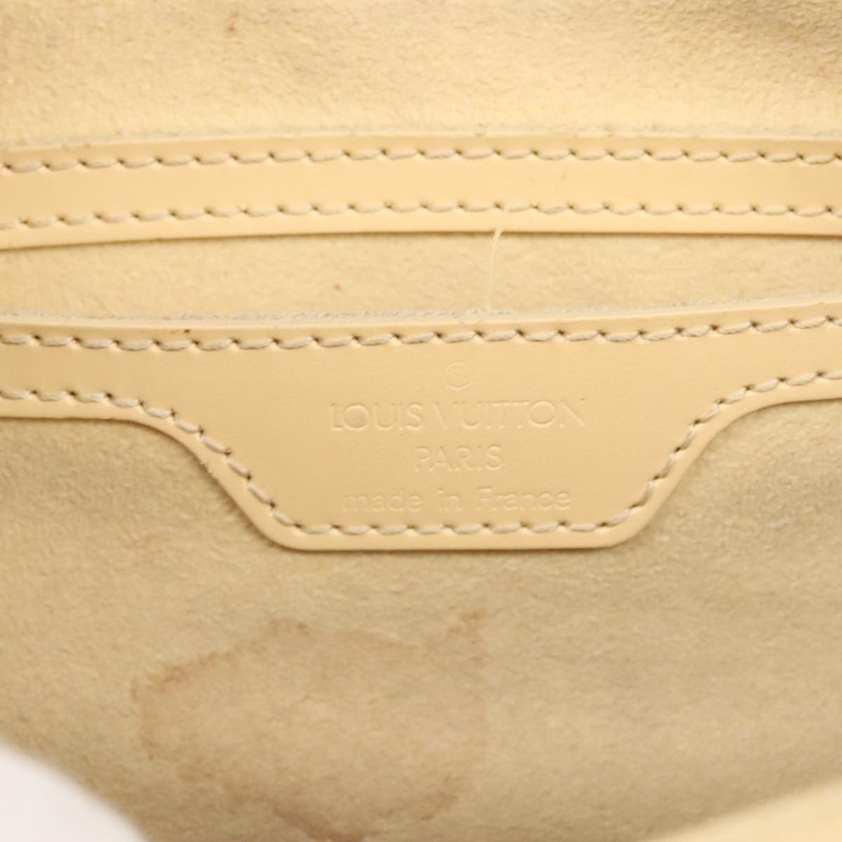 Louis Vuitton Soufflot Ecru Leather Handbag (Pre-Owned) Size ONE SIZE - 14 Thumbnail