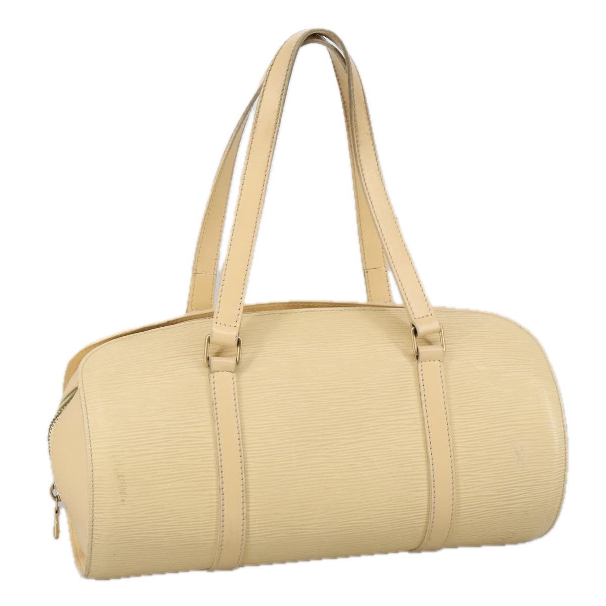 Louis Vuitton Soufflot Ecru Leather Handbag (Pre-Owned) Size ONE SIZE - 17 Thumbnail