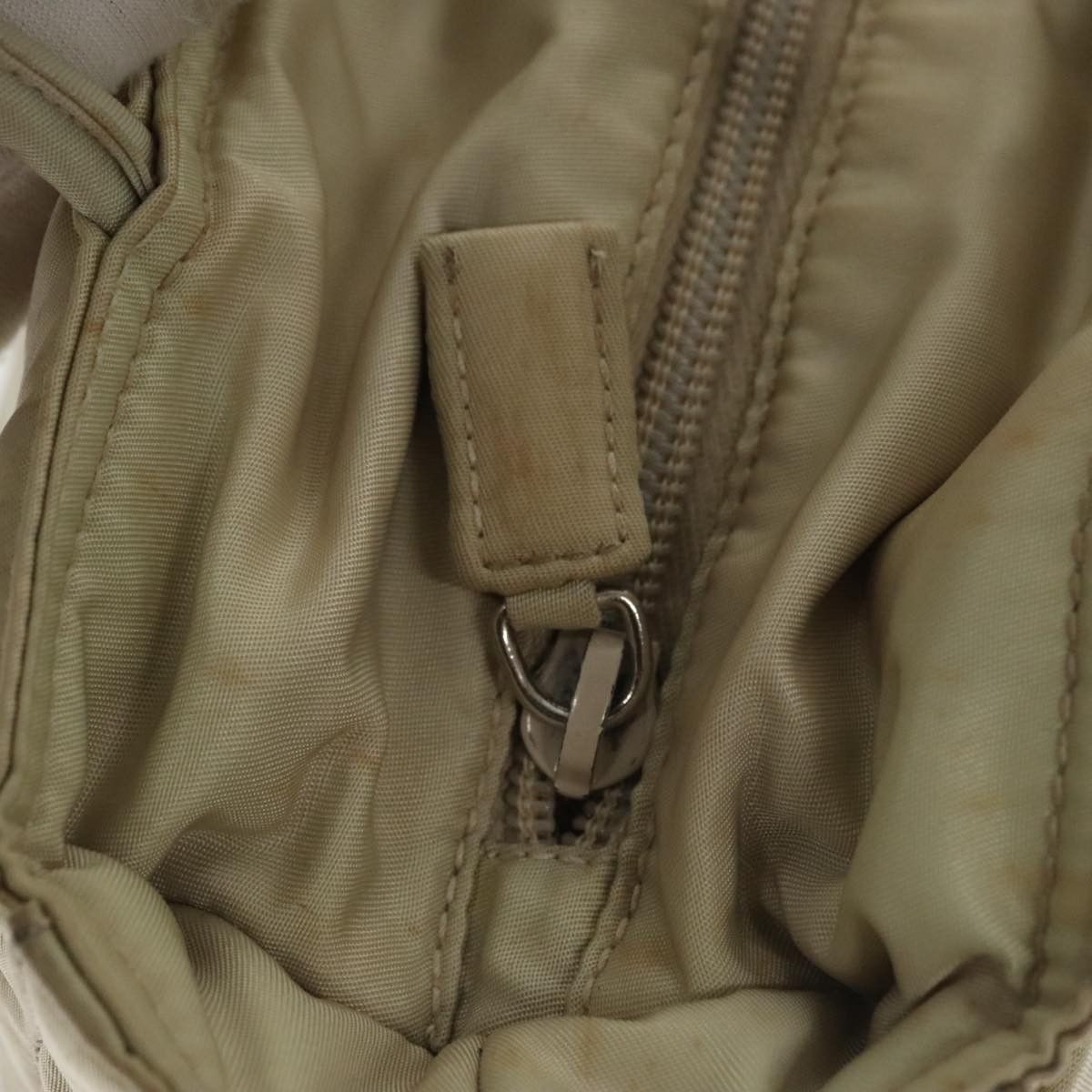 Prada Beige Synthetic Handbag (Pre-Owned) Size ONE SIZE - 7 Thumbnail