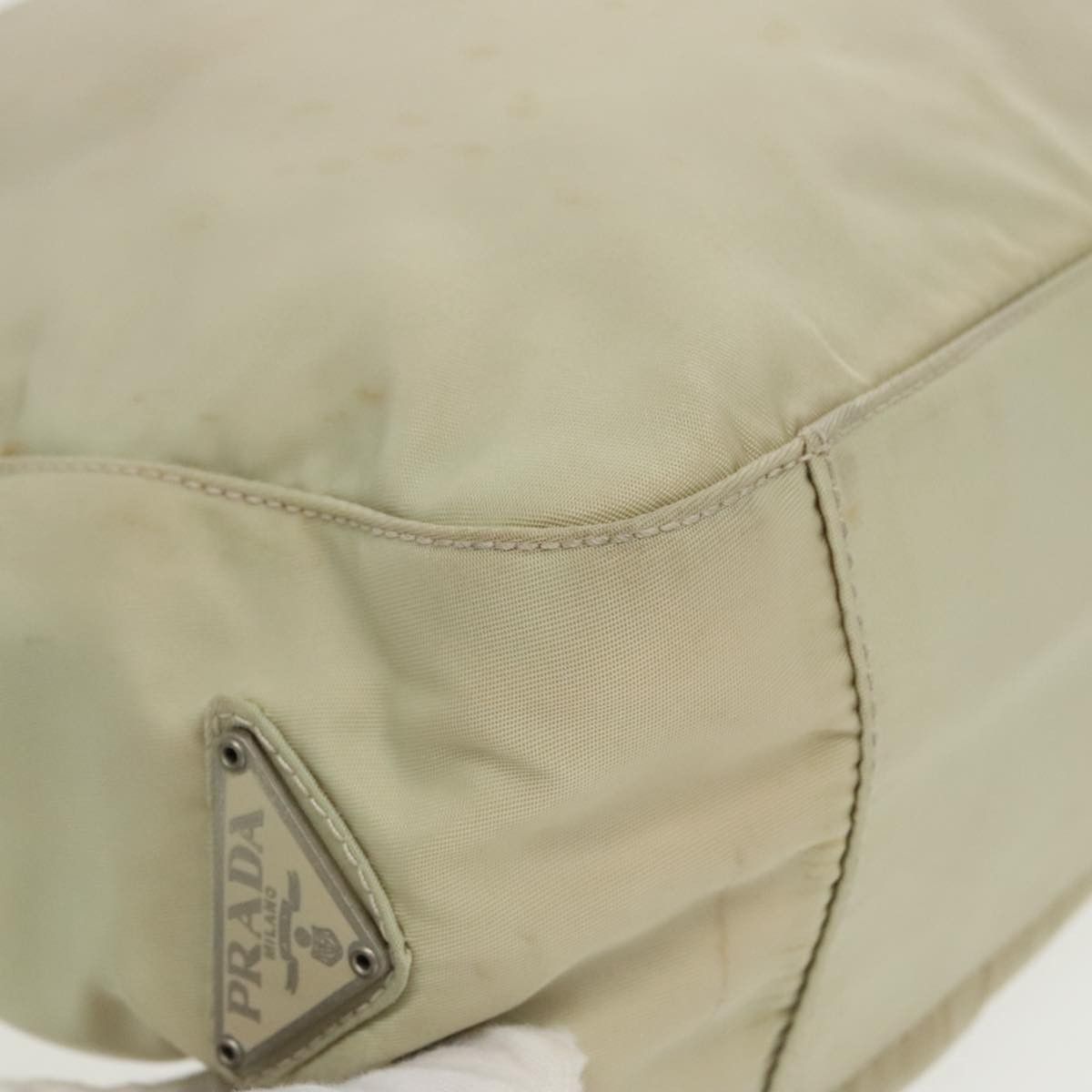 Prada Beige Synthetic Handbag (Pre-Owned) Size ONE SIZE - 6 Thumbnail