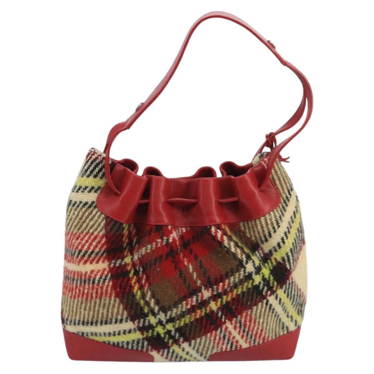 Burberry Beige Wool Shoulder Bag (Pre-Owned) Size ONE SIZE - 2 Thumbnail