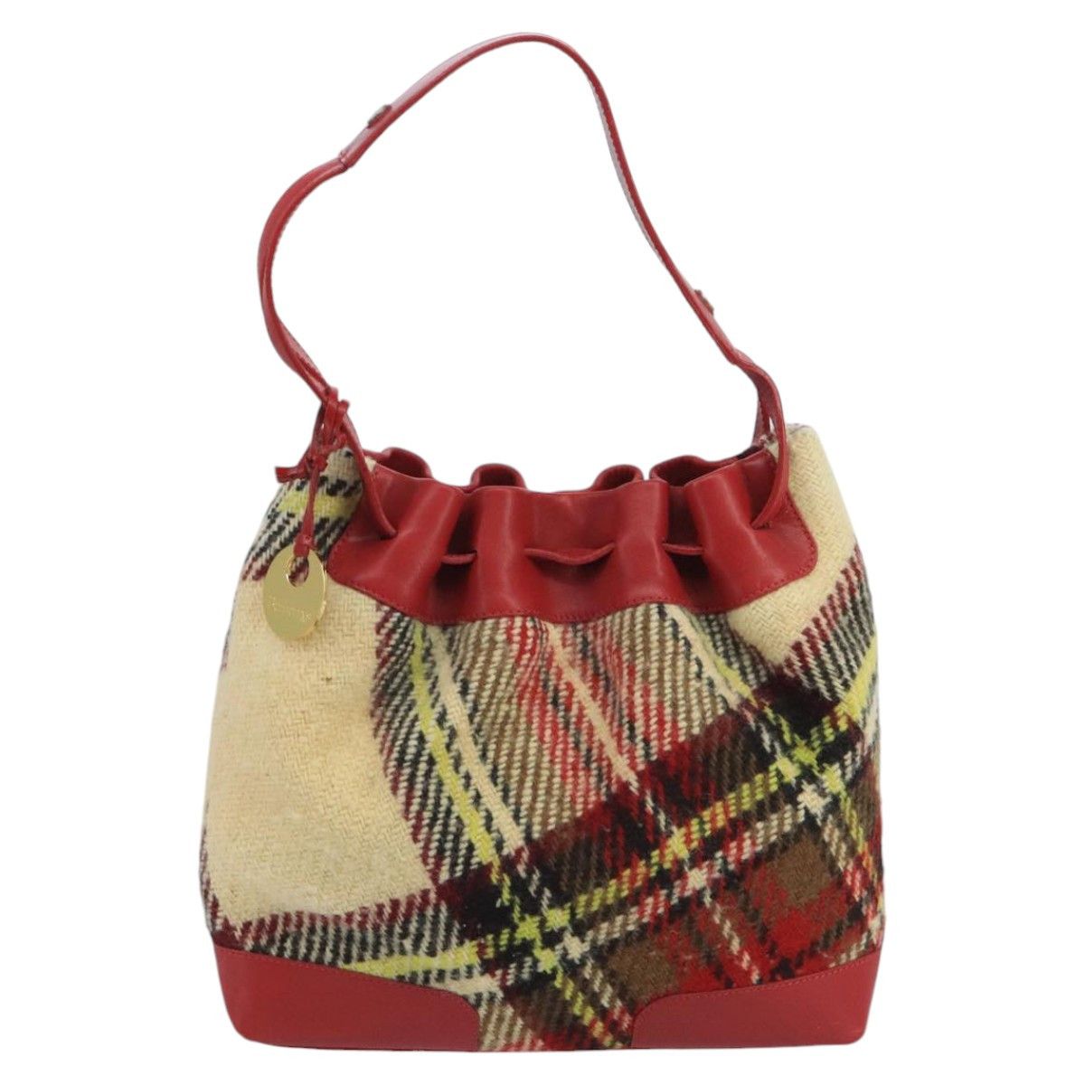 Burberry Beige Wool Shoulder Bag (Pre-Owned) Size ONE SIZE - 12 Thumbnail