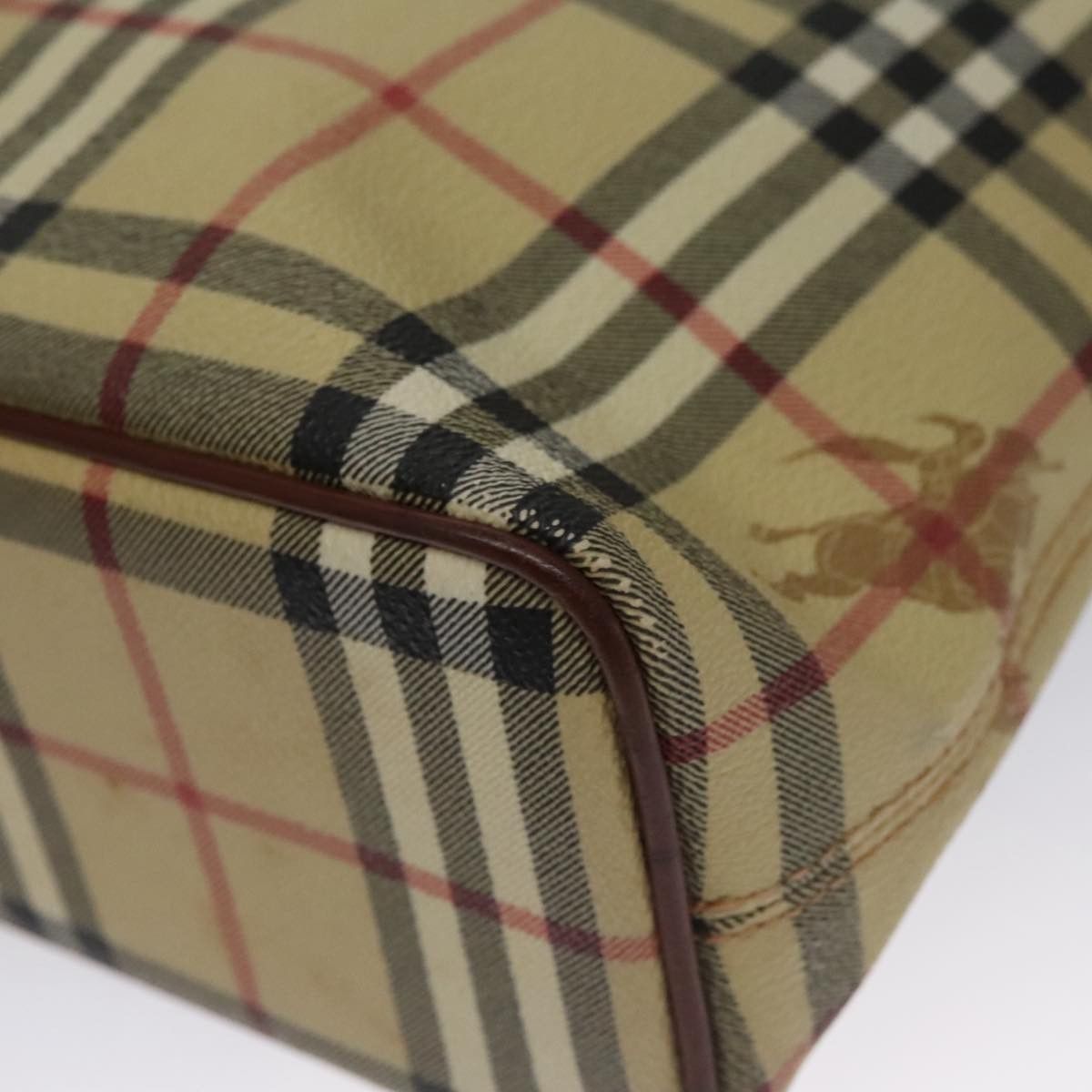 Burberry Nova Check Beige Canvas Tote Bag (Pre-Owned) Size ONE SIZE - 16 Thumbnail