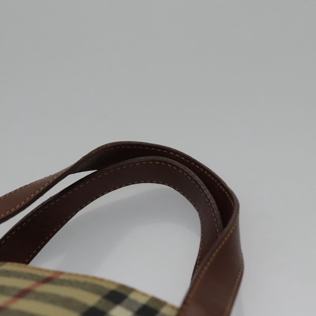 Burberry Nova Check Beige Canvas Tote Bag (Pre-Owned) Size ONE SIZE - 14 Thumbnail