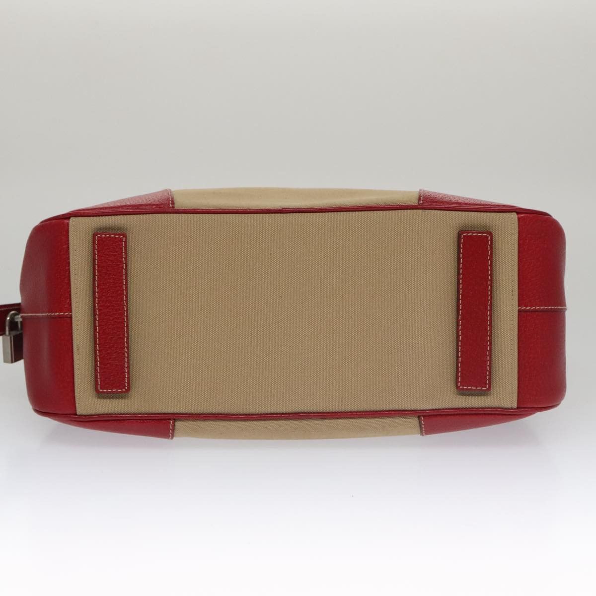 Prada Bauletto Beige Canvas Handbag (Pre-Owned) Size ONE SIZE - 8 Thumbnail