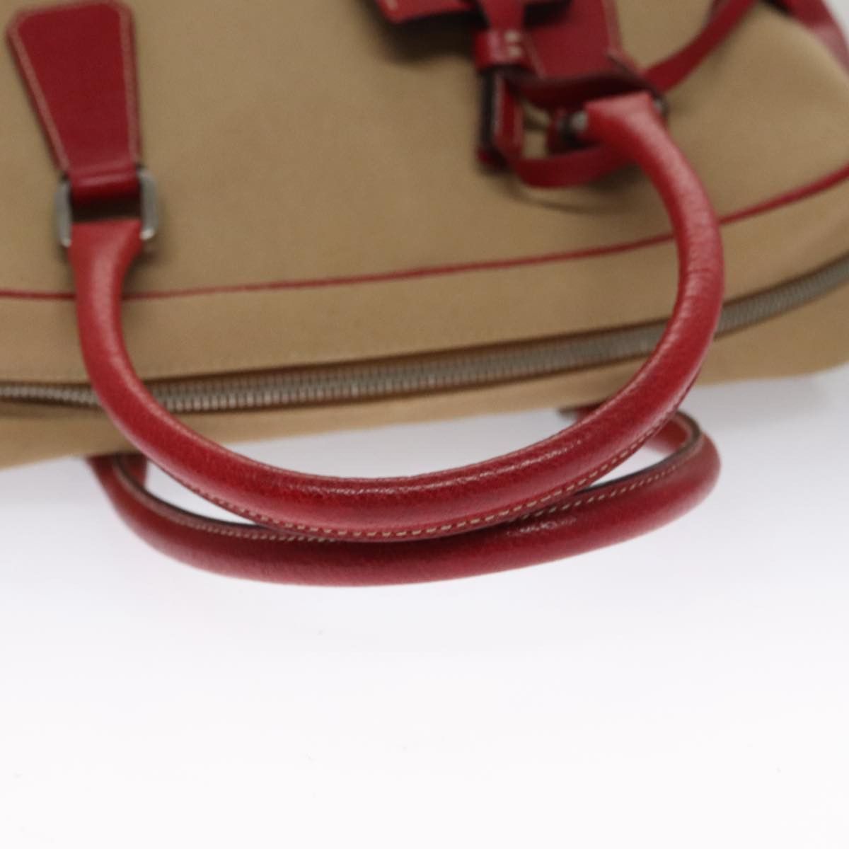 Prada Bauletto Beige Canvas Handbag (Pre-Owned) Size ONE SIZE - 6 Thumbnail