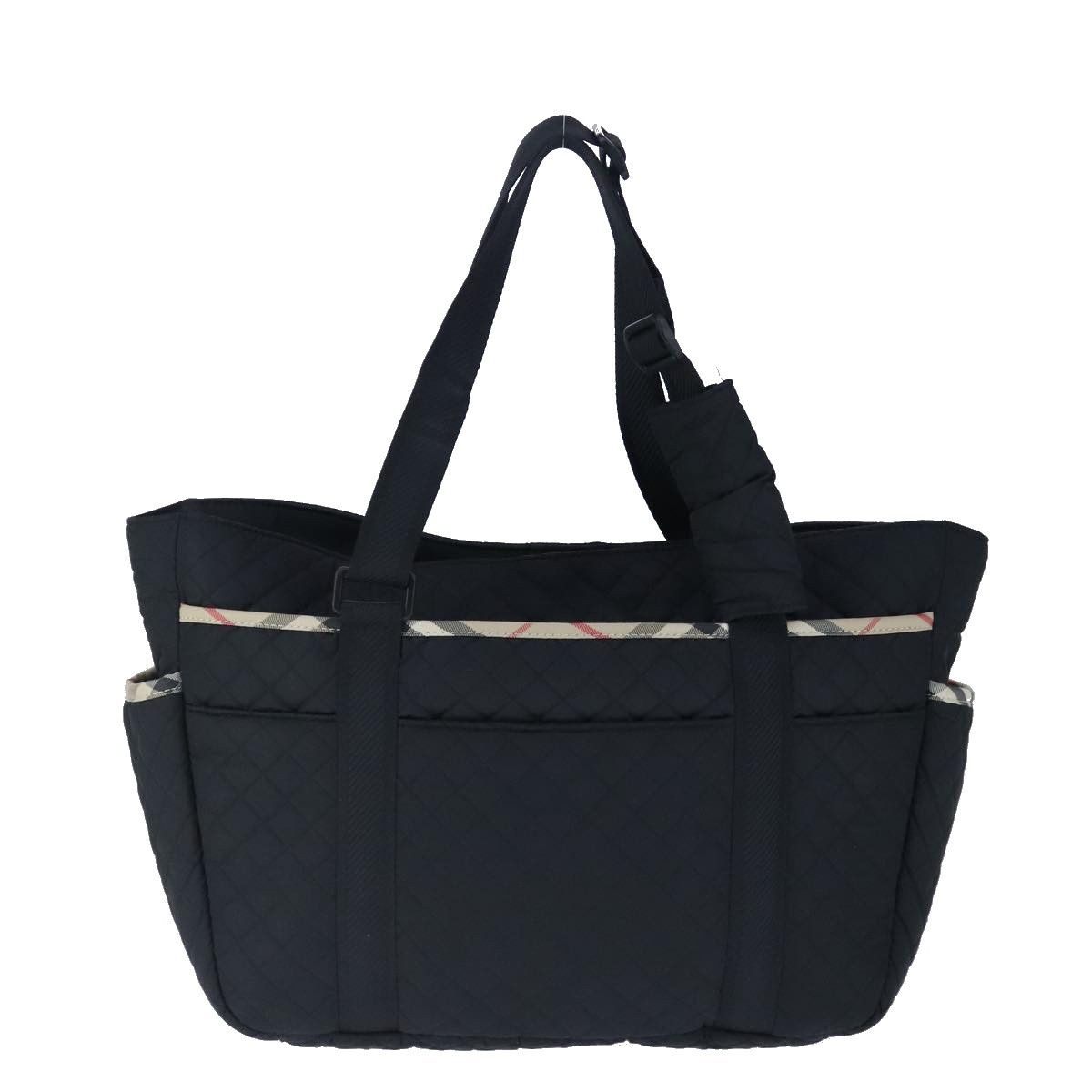 Burberry Nova Check Black Synthetic Tote Bag (Pre-Owned) Size ONE SIZE - 2 Thumbnail
